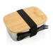 Miniaturansicht des Produkts Lunchbox aus Stahl mit Bambusdeckel und Schöpfkelle 0