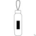 Glasflasche 50cl mit Verschluss aus Edelstahl, Glasflasche Werbung