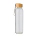 Miniaturansicht des Produkts Glasflasche 60cl mit Bambusstopfen und Band 2