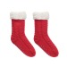Paar Sockenschuhe Socke 36-39, Weihnachtsstiefel und Weihnachtssocke Werbung