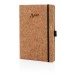 A5-Notizbuch mit festem Einband aus Kork, Accessoire aus Kork Werbung