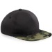 Camo Snapback Cap - Beechfield, Mütze mit flachem Schirm Werbung