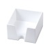 Halbwürfel mit weißem Papierblock Geschäftsgeschenk