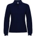 ESTRELLA WOMAN L/S - Polohemd mit langen Ärmeln, Kragen und Manschetten aus Rippstrick 1x1, Knopfleiste mit 3 Knöpfen Ton in Ton, Damenpoloshirt Werbung