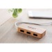 3-Port-USB-Hub Bambus, Hub Werbung