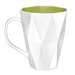Moderne Tasse 28cm geo, Tasse aus Porzellan Werbung
