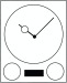 Miniaturansicht des Produkts Rechteckige Uhr 1