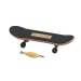  Mini-Skateboard aus Holz, Geschicklichkeitsspiel Werbung