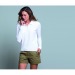 Polo Regular Lady Long Sleeves - Polo Langarm Damen 200 - Weiß Geschäftsgeschenk