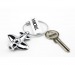 Luxus-Flugzeug Lampe Schlüsselanhänger, schlüsselanhänger aus metall auf lager Werbung