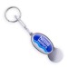 Miniaturansicht des Produkts Schlüsselanhänger mit Münzeinwurf aus Alu in ovaler Form mit einer Frist von 7 Tagen 0