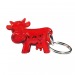 Schlüsselanhänger Kuh, Plastik-Schlüsselanhänger Werbung