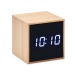 Miniaturansicht des Produkts Wecker led cube bamboo 0