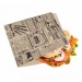 Offene Tüte Kebab 16x16cm (eine Meile), Papier-Sandwich-Tüte Werbung
