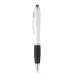 Bicolor-Stift mit Metallclip, Stift mit Stylus für den Touchscreen Werbung
