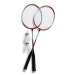 Satz mit 2 Badmintonschlägern aus Metall Geschäftsgeschenk