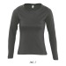 Miniaturansicht des Produkts T-Shirt Frau Rundhalsausschnitt Langarm Farbe sol's - majestic - 11425c 2