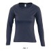 Miniaturansicht des Produkts T-Shirt Frau Rundhalsausschnitt Langarm Farbe sol's - majestic - 11425c 5