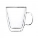 25cl doppelwandiger Glasbecher, Tasse aus Glas Werbung