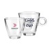 Kaffeetasse 23cl aus Glas, Tee- oder Kaffeetasse Werbung